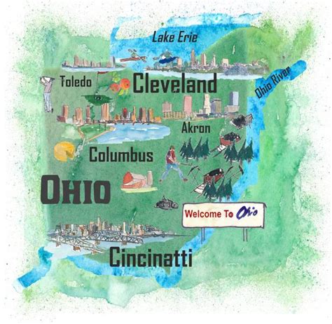 etravel.gov.oh|ohio tourism map.